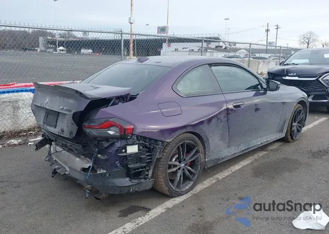 2024 BMW M240 I xDrive from USA, damaged, VIN 3MW53CM08R8E53579